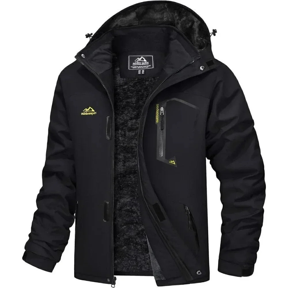 ❤️ Men's Water Resistant Fleece Lined Mountain Windproof  Warm Snow Ski Jacket